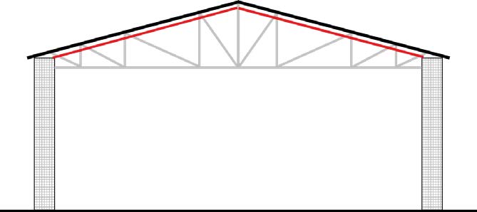 Image plafonds tecniplast suivant la pente du toit