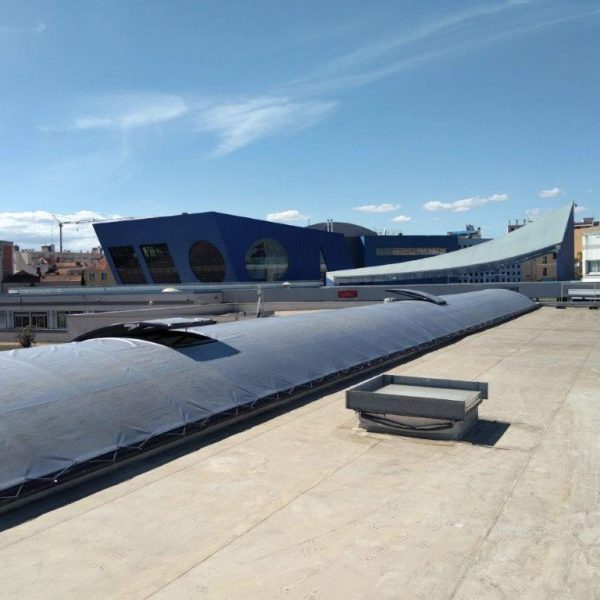 L'actualité de Sinthylène : Protection solaire pour voûte de 53 mètres